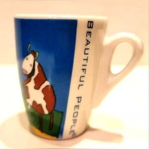 Beautifyl People Expresso Cup 2008 Dutch Collection Art by Monique Turk